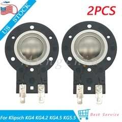 2PCS AFT Titanium Tweeter Diaphragm 25.4mm For Klipsch KG4 KG4.2 KG4.5 KG5.5