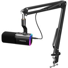 XLR/USB Gaming Microphone for PC, Dynamic Computer Mic for Streaming Podcasti…