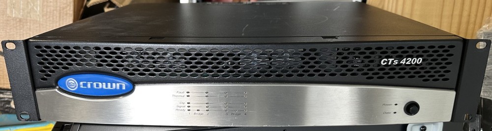 Crown CTs 4200 4CH 260W Per Channel Power Amplifier TrueHeartSound