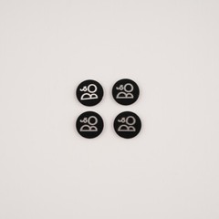 4pcs Replacement B&O Bang & Olufsen Emblem Speaker logo Badge