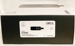 Audio-Technica AT4040 Cardioid Condenser Side-Address Mic w/ Shock Mount Case