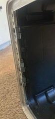 SKB Black Plastic Hard Rack Case w/ Rack Rails, Fits Rack Gear