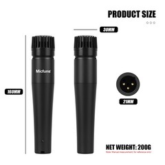 M57 Vocal Dynamic Classic Style Microphone Professional Cardioid Unidirection…