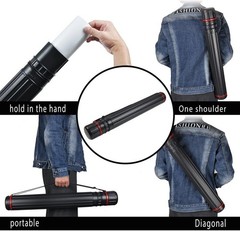 Poster Tube Art Storage Case Telescoping Waterproof Light Resistant 25 to 40 …