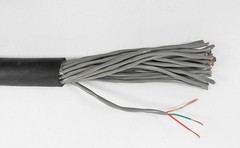 15.5 Feet Mogami 2588 Early Type 24-Pair Balanced Audio Cable, Good Condition.