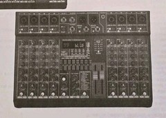 8 Channel Mixer 7 Band EQ Phantom Power Digital Effects Mixer Vocals Guitar Band