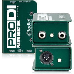 Radial Pro DI Passive Direct Box Green