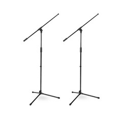 Musician’s Gear Tripod Boom Microphone Stand 2 Pack Black