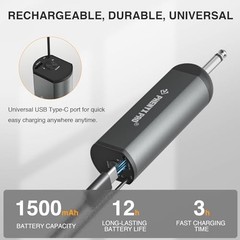 Digital Wireless Microphone System with Mini Receiver & Bodypack Transmitter, 15