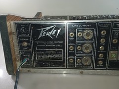 Peavey Twelve Hundred Stereo Mixer Model 1200 – Early Wood-Rear-Output Version