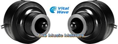 Pair Screw-On Piezo Super TWEETER Horn Driver Speaker Replacement 18TPI KSN1142A