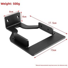 For Samsung For LS50 Compatible Wall Mount Bracket Metal Black 13×17.5×6 cm