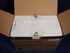 NEW JBL Control 23-1-WH Ultra-Compact In/Outdoor Two Way 3″ Speaker Pair WHT R11