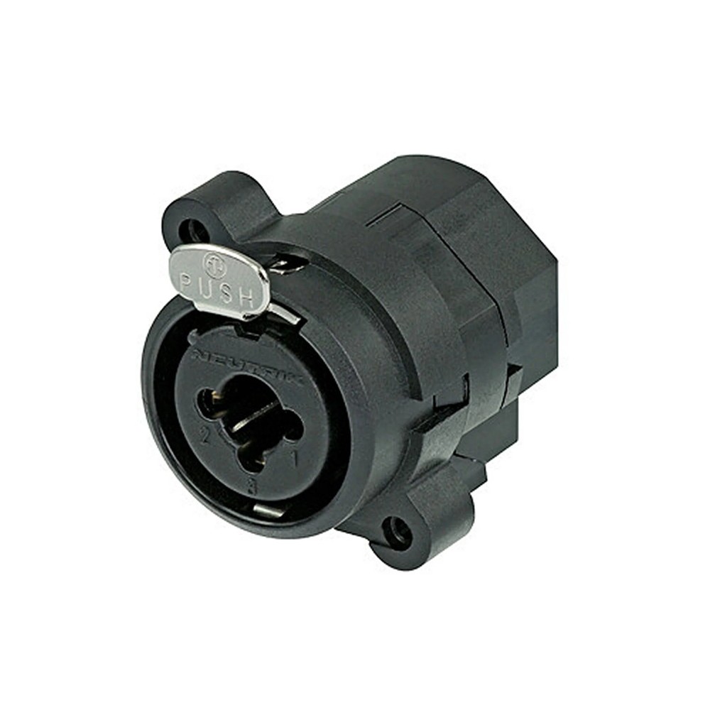 Neutrik NCJ6FI-V 3-Pole XLR Female Receptacle w/ 1/4″ Stereo Jack, No Switch