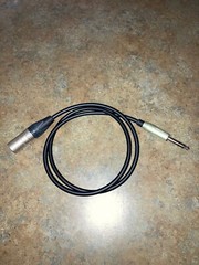 3 foot Canare L-4E6S Star Quad Neutrik male XLR to Amphenol TRS Cable