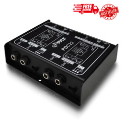 PYLE-PRO Premium Direct Injection Audio Box – Passive DI Unit Hum Eliminator W/