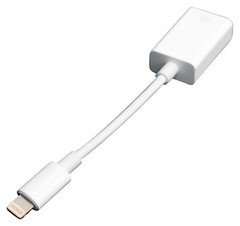 Rockville iUSB USB-A to Iightning adapter dongle USB microphones to iPhone/iPad