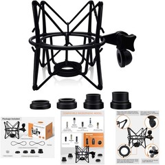Anti Vibration Microphone Shock Mount Spider Holder Compatible Condenser Mics