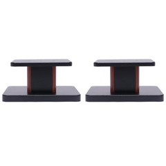 Pair Desktop Speaker Stand Studio Monitor Mount 6″ High Tabletop 15kg Load