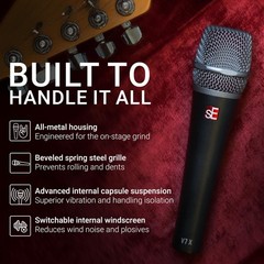 SE ELECTRONICS V7 X Dynamic Instrument Microphone for Live Performances & Ins…