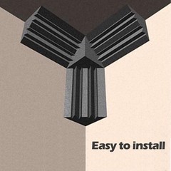 Bass Trap 7.8 x 7.8 x 7.8 Inchs, Bass Traps Acoustic Foam Corner, Acoustic Panel