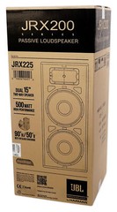 (2) JBL JRX225 Dual 15″ 4000 Watt DJ/PA Speakers+Crown Amplifier+Cables+Facade