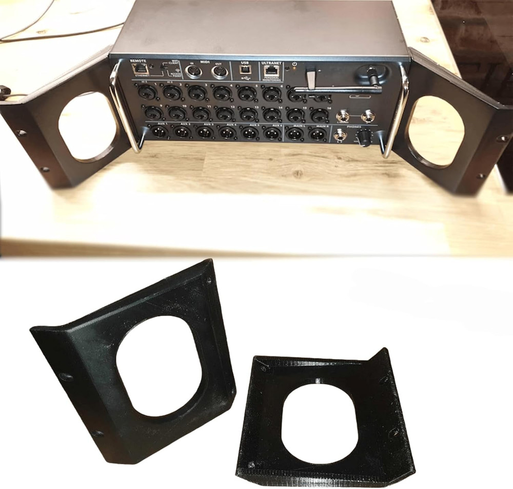 Rack-Mount Ear Tips Behringer X Air XR18 Compatible XR16/SD18/MR16/MR18 Models