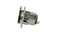Switchcraft E111L E Series 1/4″ 2 Conductor Mono Locking Jack, Nickel Finish