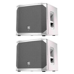Electro-Voice ELX200-12SP-W 12″ Active Powered DJ PA Subwoofers Subs White Pair