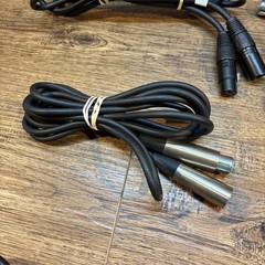 Lot Of 6 XLR Female to XLR Male Mic Audio Cables various lengths No Cuts