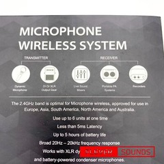 Xvive XV-U3 Digital Wireless System for Dynamic Microphone 2.4GHz ISM Worldwide
