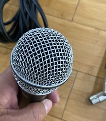 2x Samson Q6 Dynamic Handheld Microphone Vocal Instrument with Cables Excellent