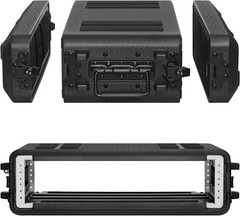 2U Rack Case Shallow 12″ Depth 19″ Rackmount Flight Cases Easy Installation