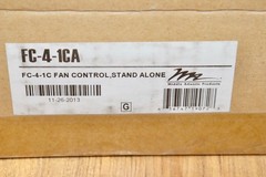 New Middle Atlantic Products FC-4-1CA Thermostatic Fan Control, Black