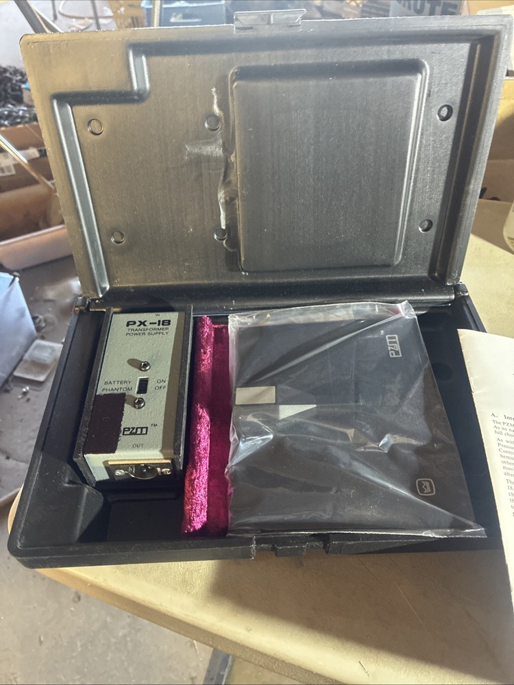 3 CROWN PZM-30GP PRESSURE ZONE MIROPHONES-IN ORIGINAL CASES-SELLING TOGETHER