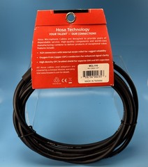 NEW Hosa Technology 10 ft Microphone Cable MCL-110 XLR3F to XLR3M 22 AWG x 2