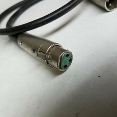 3-Pin Male To Female Mic Extension Cable 110V