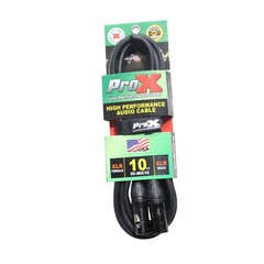 10x ProX XC-MIC10 10Ft Balanced XLR3F to XLR3M High Performance Microphone Cable