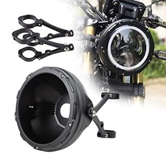 7inch Aluminum Alloy CNC Motorcycle Headlight Housing Bucket with CNC Side 59