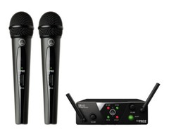 AKG WMS40 Mini Dual Vocal Set Wireless Handheld Microphone System (Band B/D)