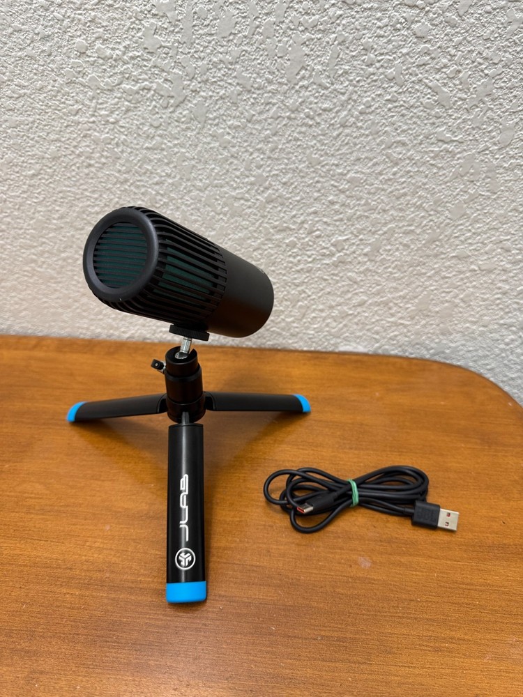 JLab Talk Go USB Microphone 96k Sample Rate 20kHz Frequency Response Plug & Play
