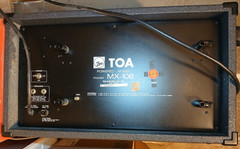 MX-106 TOA Powered Mixer Tested Vintage 1988 30-Day Guarantee-Amplifier