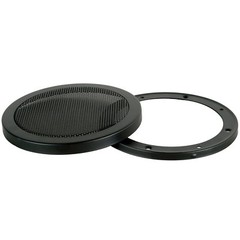 Steel Mesh 2-Piece Grill for 6″ Speaker Black