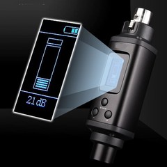 1X(Rechargeable Dynamic Microphone Preamplifier LCD Screen 12DB-39DB1416