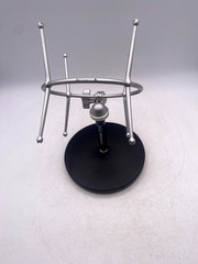Samson Adjustable Desktop Microphone Shock Mount with Stand Silver & Black