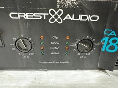 Crest Audio CA18 2CH Power Amplifier FOR PARTS #4068 (One) THS