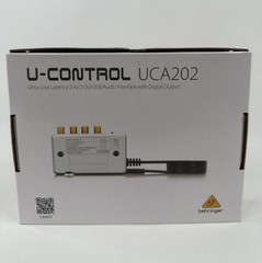 Behringer UCA202 Ultra-Low Latency 2-In/2 Out USB/Audio Interface W/Digital Outp