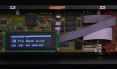 Korg Wavestation EX black LED LCD Display Upgrade Plug-and-Play No Soldering