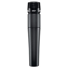 Shure SM57-LC Cardioid Dynamic Instrument Microphone 2 Pack, clips+bags