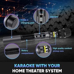 sdlogal Professional Wireless Dynamic Rechargeable Microphone 4pcs YLS-K06 NEW